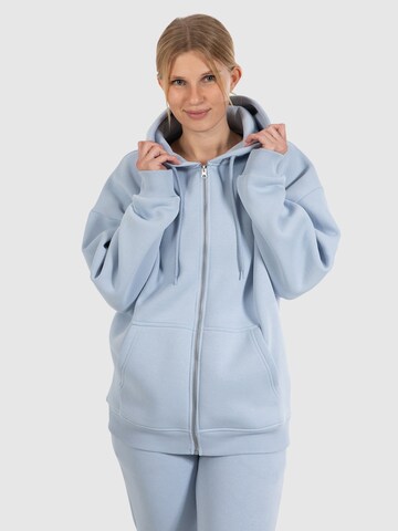 Smilodox Sweatvest 'Amora' in Blauw: voorkant