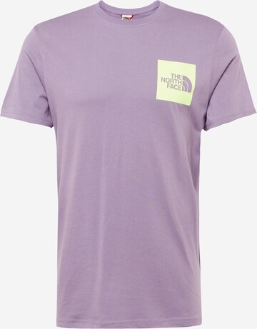 Coupe regular T-Shirt 'FINE' THE NORTH FACE en violet : devant