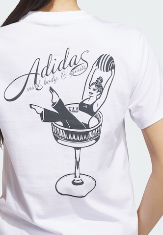 Maglietta di ADIDAS SPORTSWEAR in bianco
