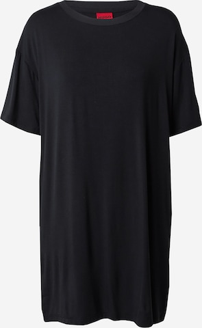 Camicia da notte 'UNITE' di HUGO in nero: frontale