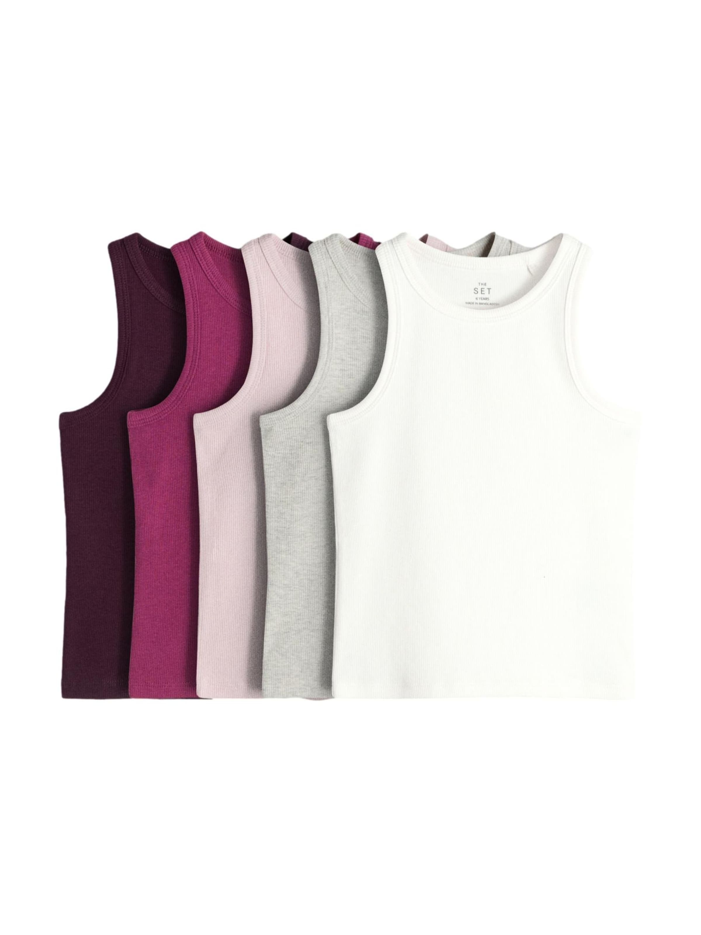 Top de la The Set pe gri: față