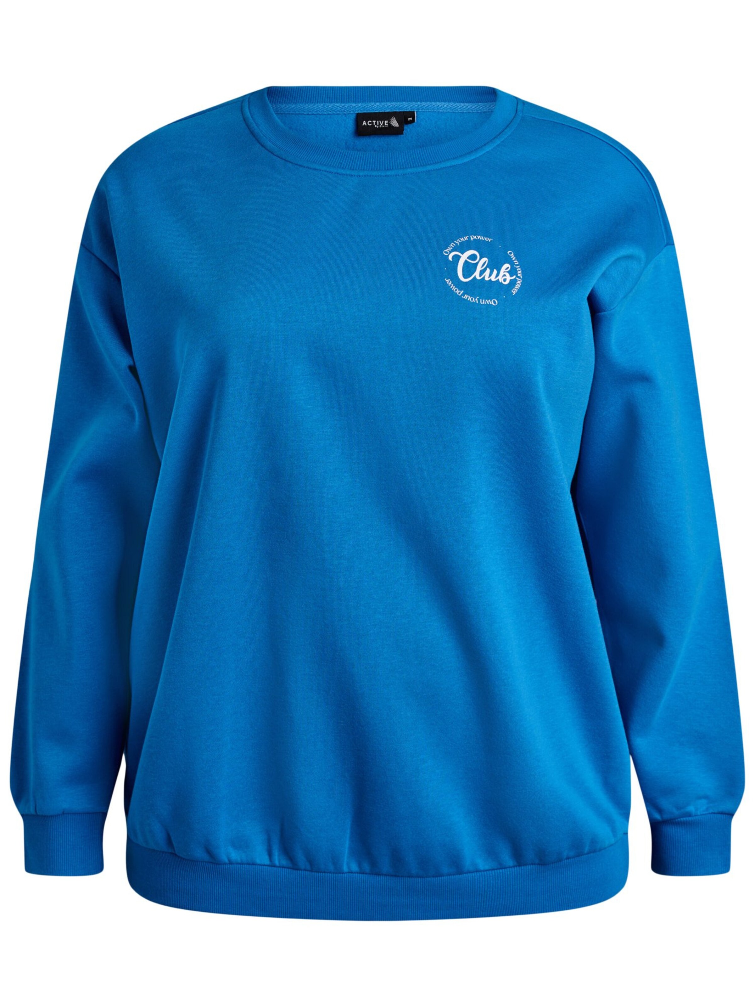 Active by Zizzi Спортивный свитшот 'Cannie' в Синий: спереди