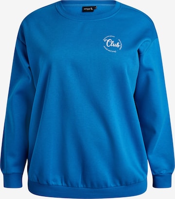 Active by Zizzi Спортивный свитшот 'Cannie' в Синий: спереди