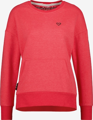 Alife and Kickin Sweatshirt 'JelenaAK' in Red: front