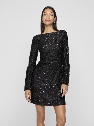 VILA - Vestido en negro: frente