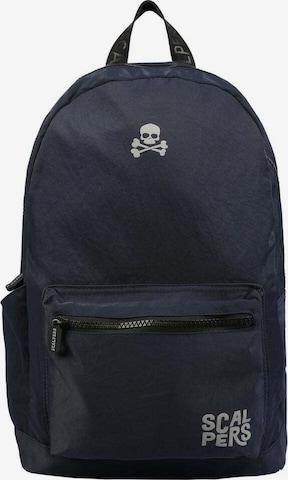 Scalpers Backpack in Blue: front