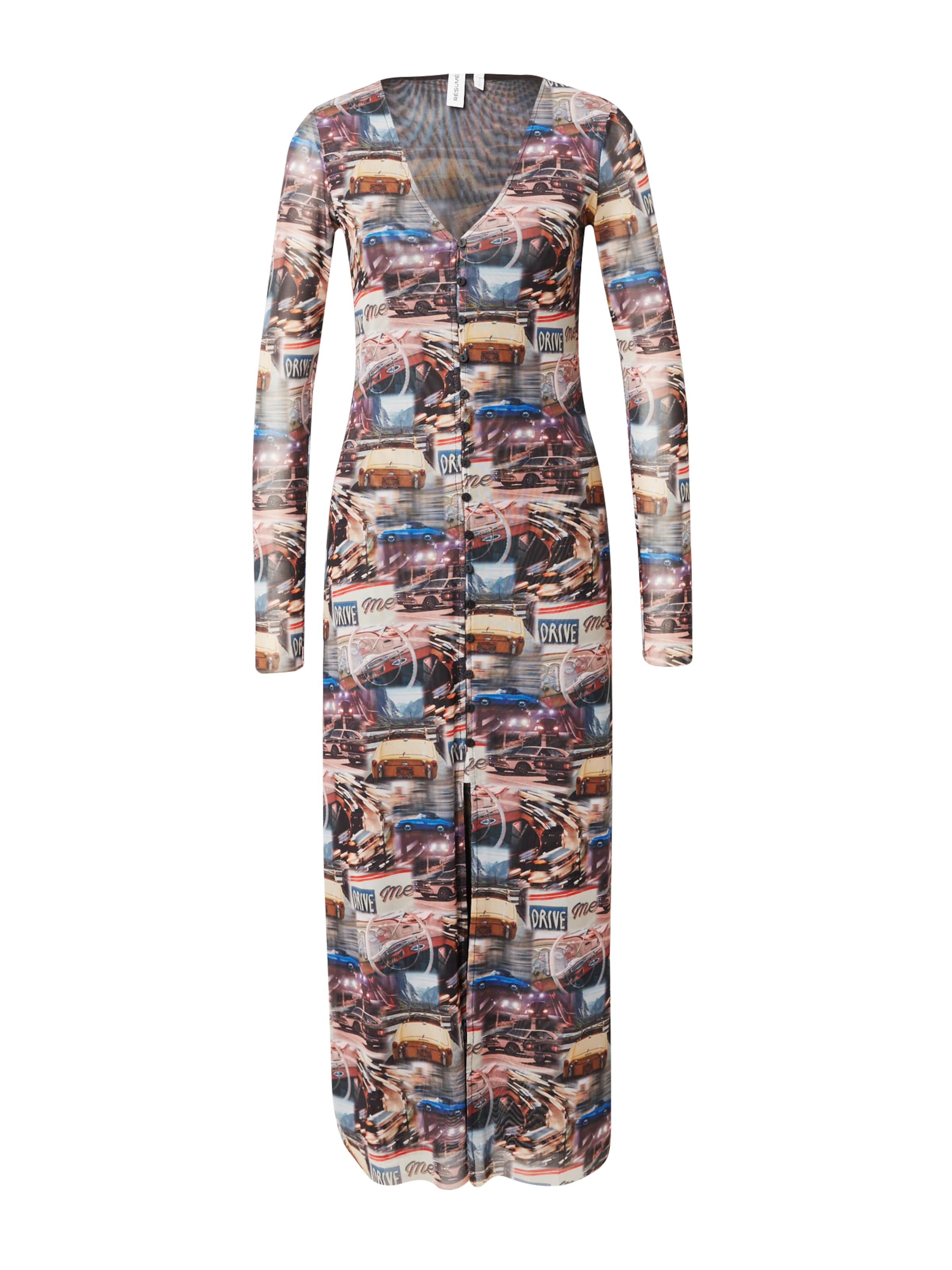 Résumé Kjole 'Tanner' i blandingsfarvet: forside