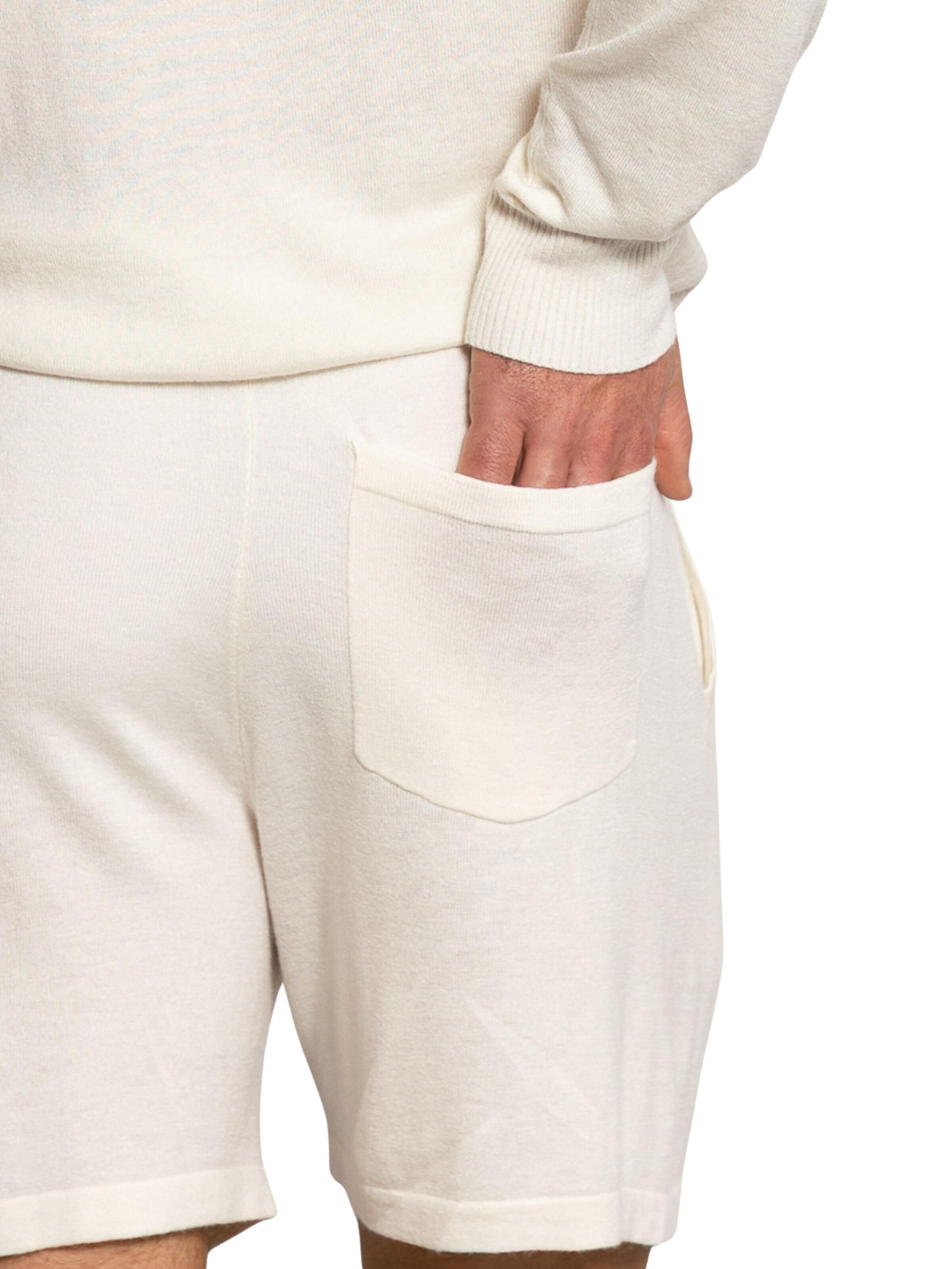 Pyjama court 'Bamboo' LDB en blanc