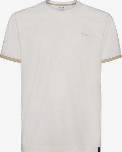 Boggi Milano T-Shirt in hellbraun / wollweiß, Produktansicht