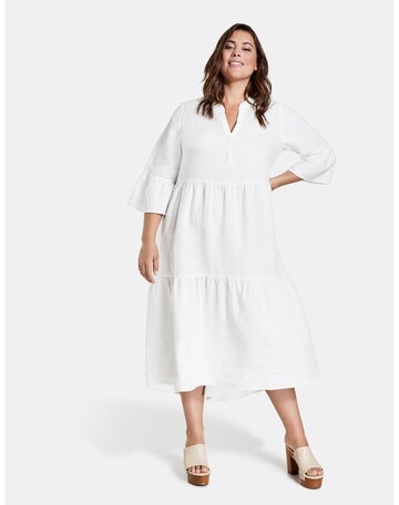 SAMOON Dress in White: front