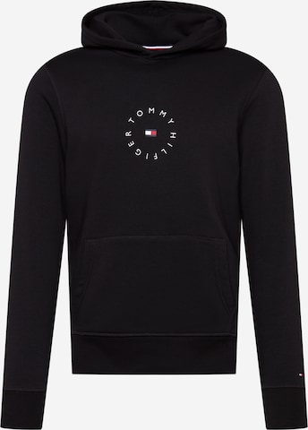 TOMMY HILFIGER Sweatshirt in Black: front