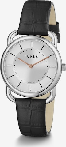 FURLA Analoog horloge 'New Sleek' in Zwart