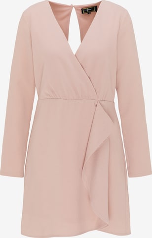 Robe faina en rose : devant