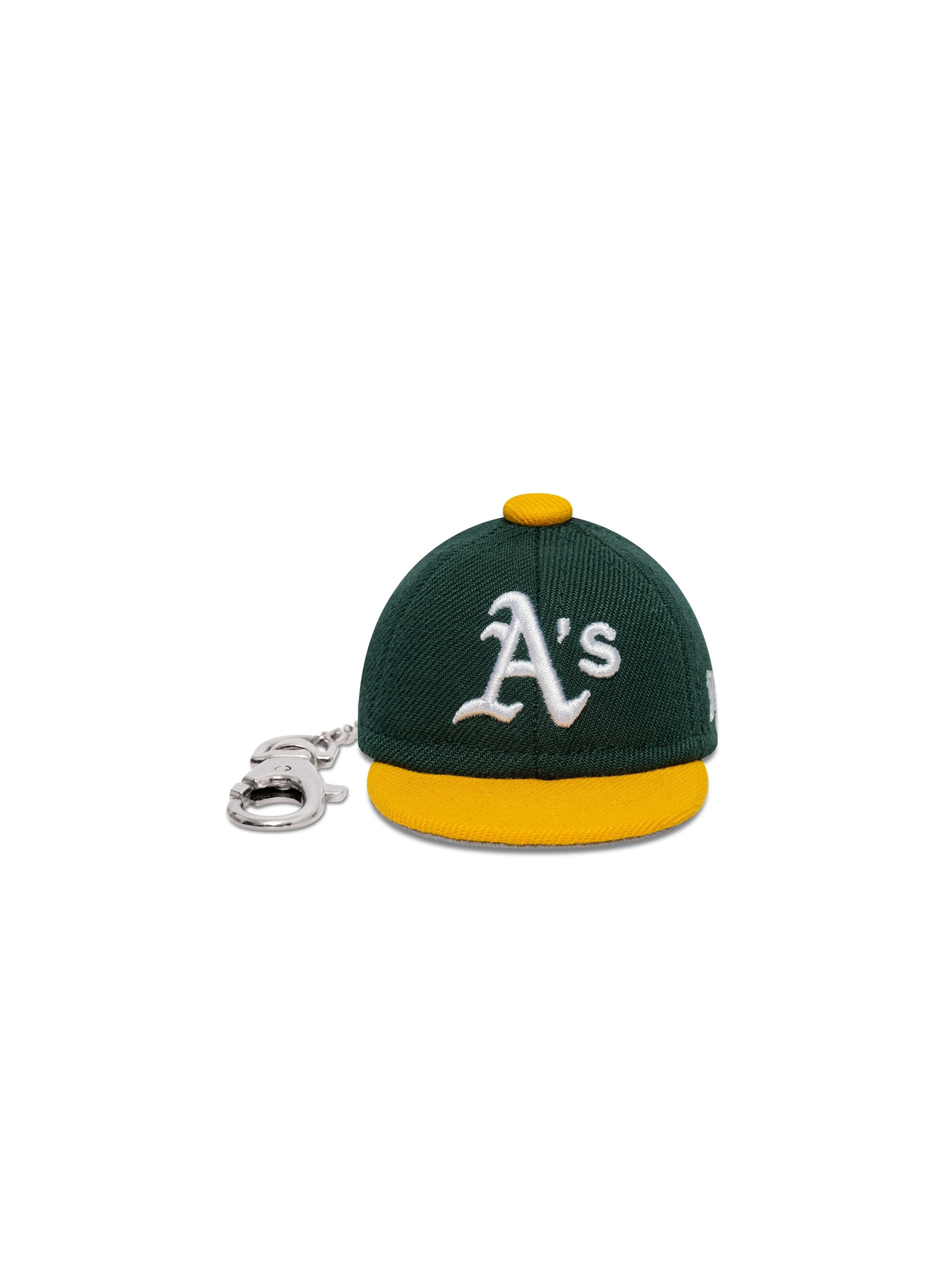 NEW ERA Key Ring 'Mini Cap' in Green