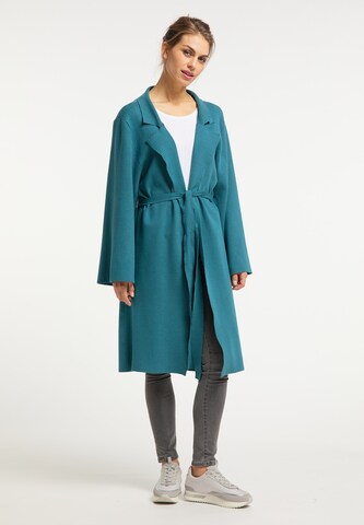 Usha Πλεκτό παλτό σε πράσινο