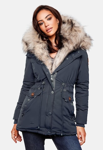 Manteau d’hiver 'Sweety' NAVAHOO en bleu : devant