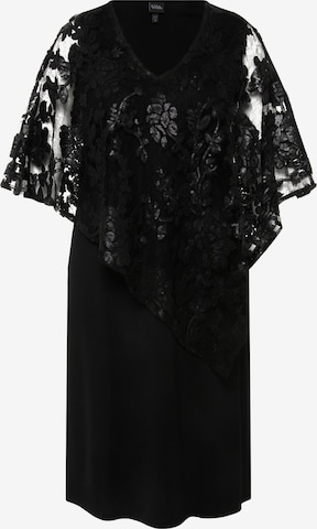 Ulla Popken Evening Dress in Black: front
