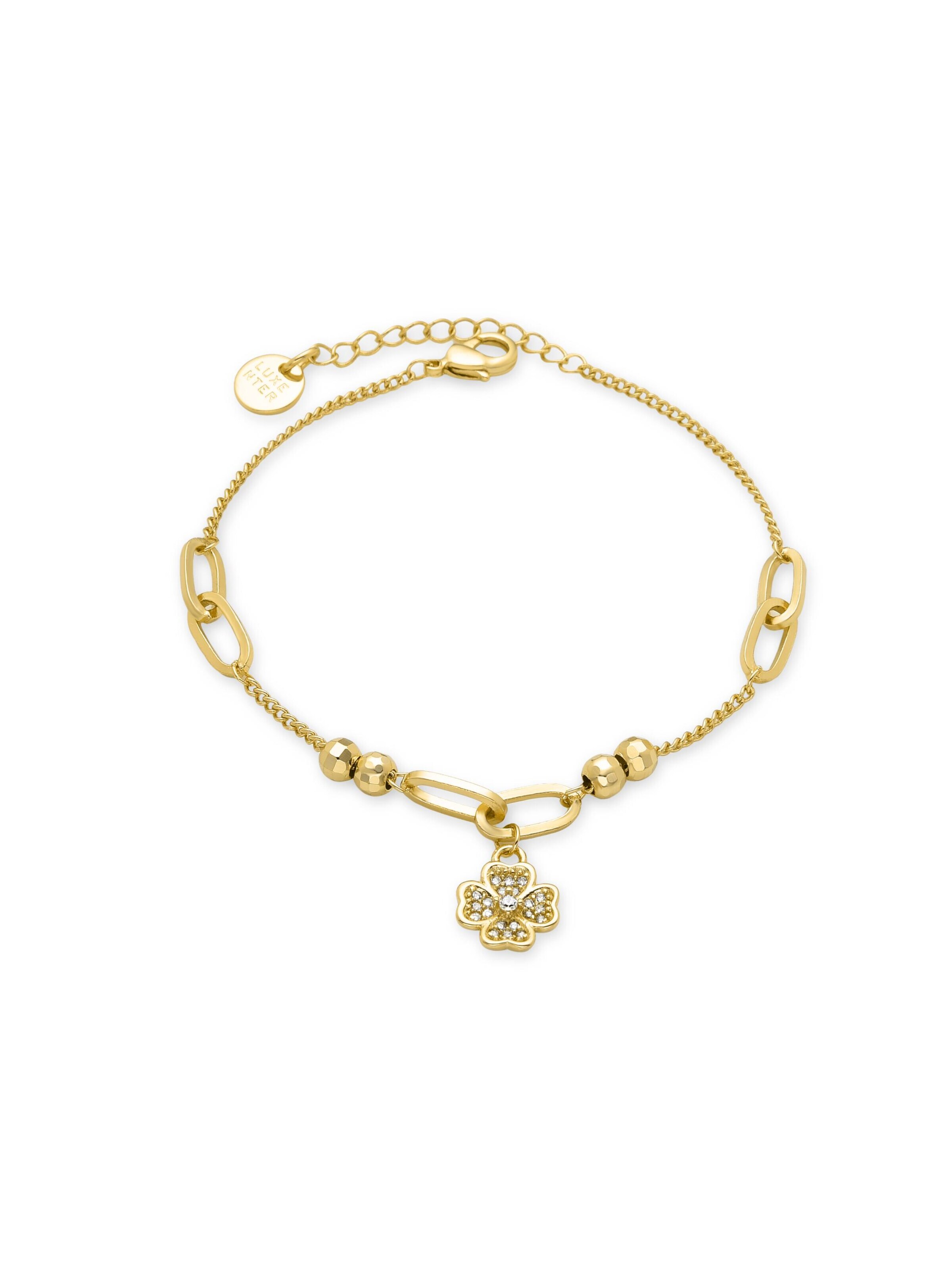Luxenter Bracelet 'Wilya' en 17 cm en or, Vue avec produit
