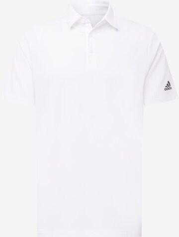 ADIDAS GOLF Performance Shirt in White: front