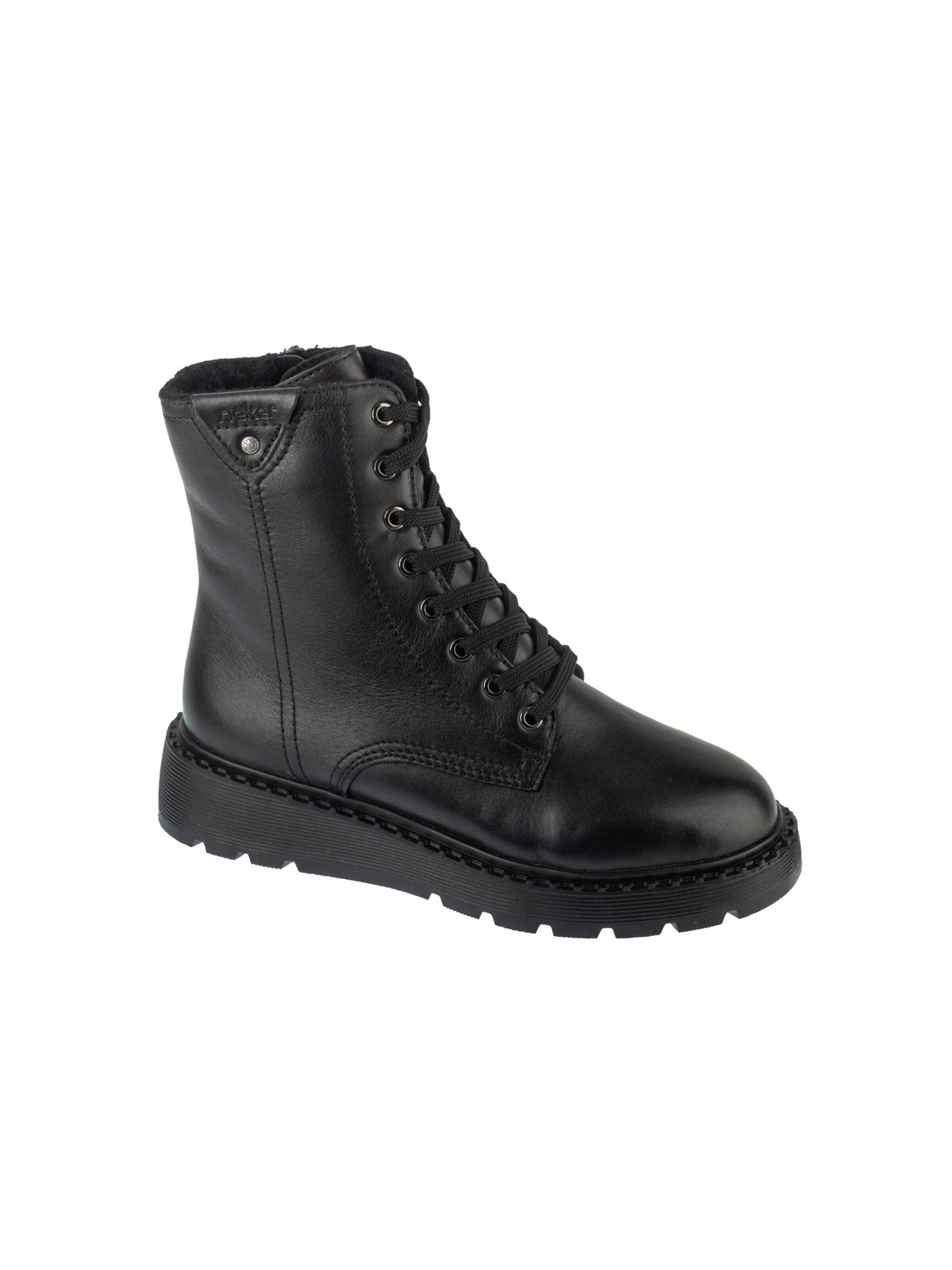 Bottes à lacets 'Rieker Booties 70408' Rieker en noir : devant