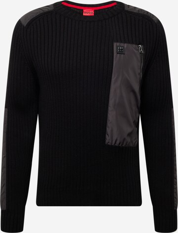 Pull-over 'Stofor' HUGO en noir : devant