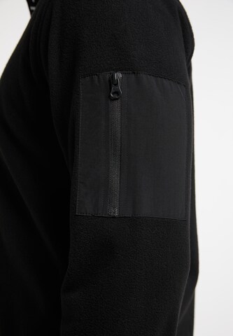 TUFFSKULL Fleece Jacket 'Threezy' in Black