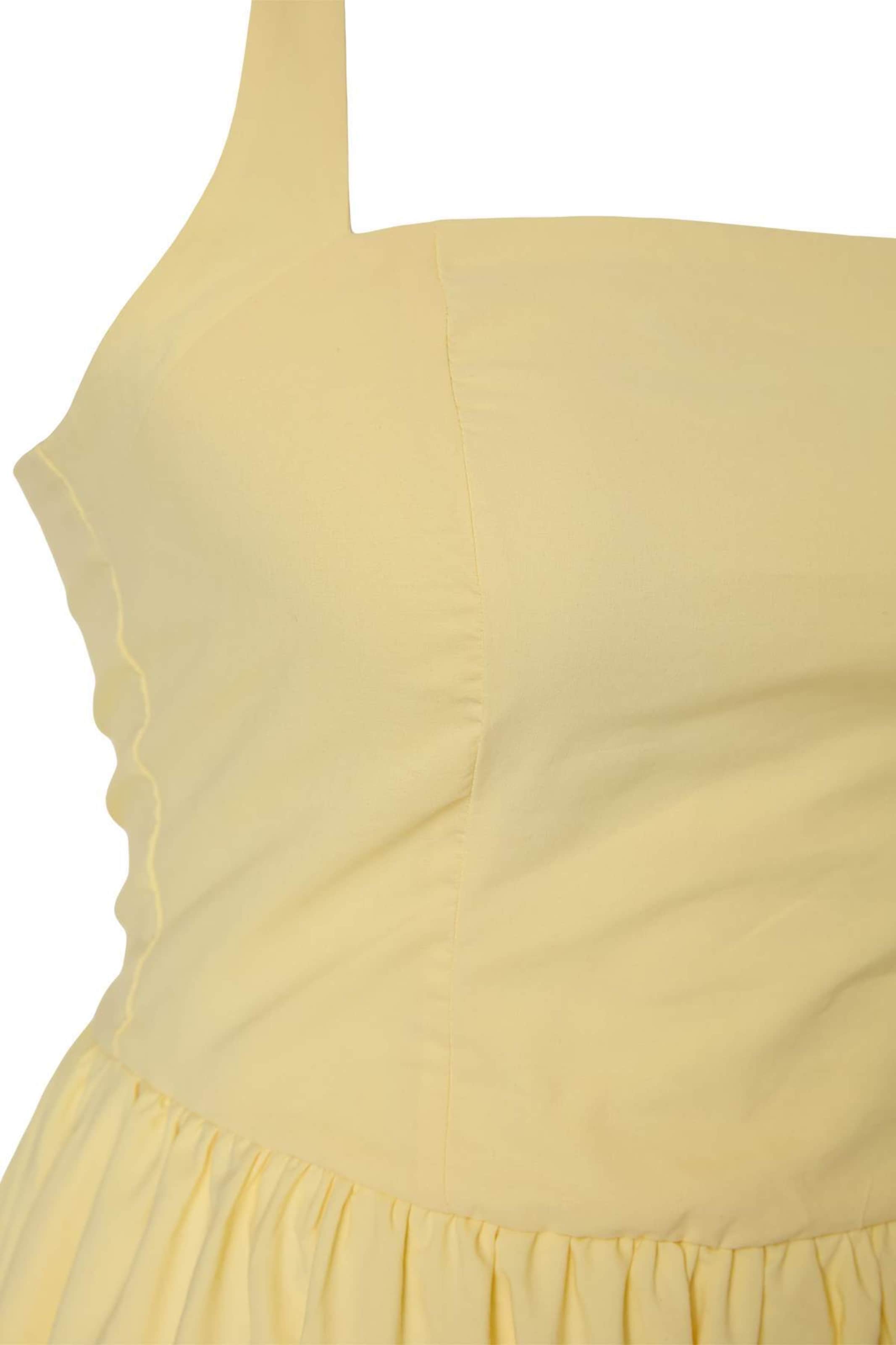 Trendyol Curve - Vestido de verano en amarillo