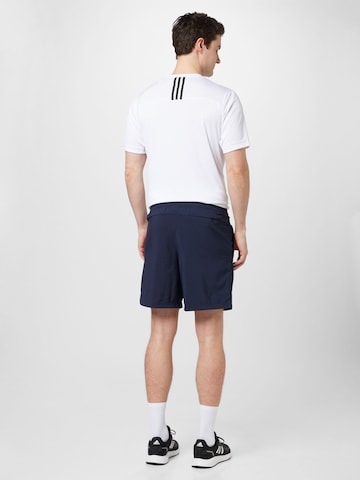 ADIDAS SPORTSWEAR Štandardný strih Športové nohavice 'Aeroready Essentials Chelsea Linear Logo' - Modrá