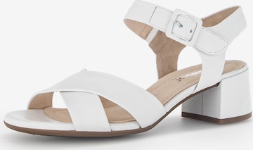 GABOR Sandals in White: front