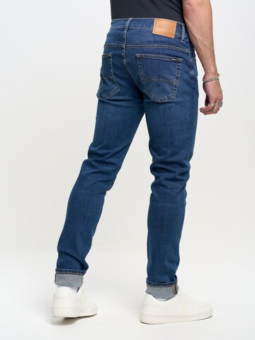 Coupe slim Jean 'JEFFRAY' BIG STAR en bleu