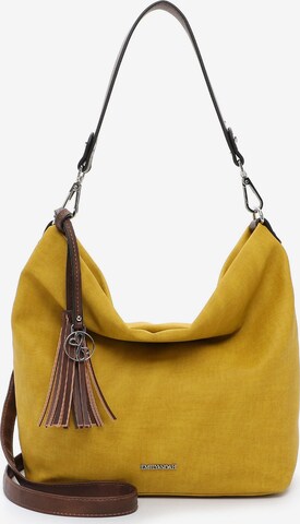 Emily & Noah Pouch 'Elke' in Yellow: front