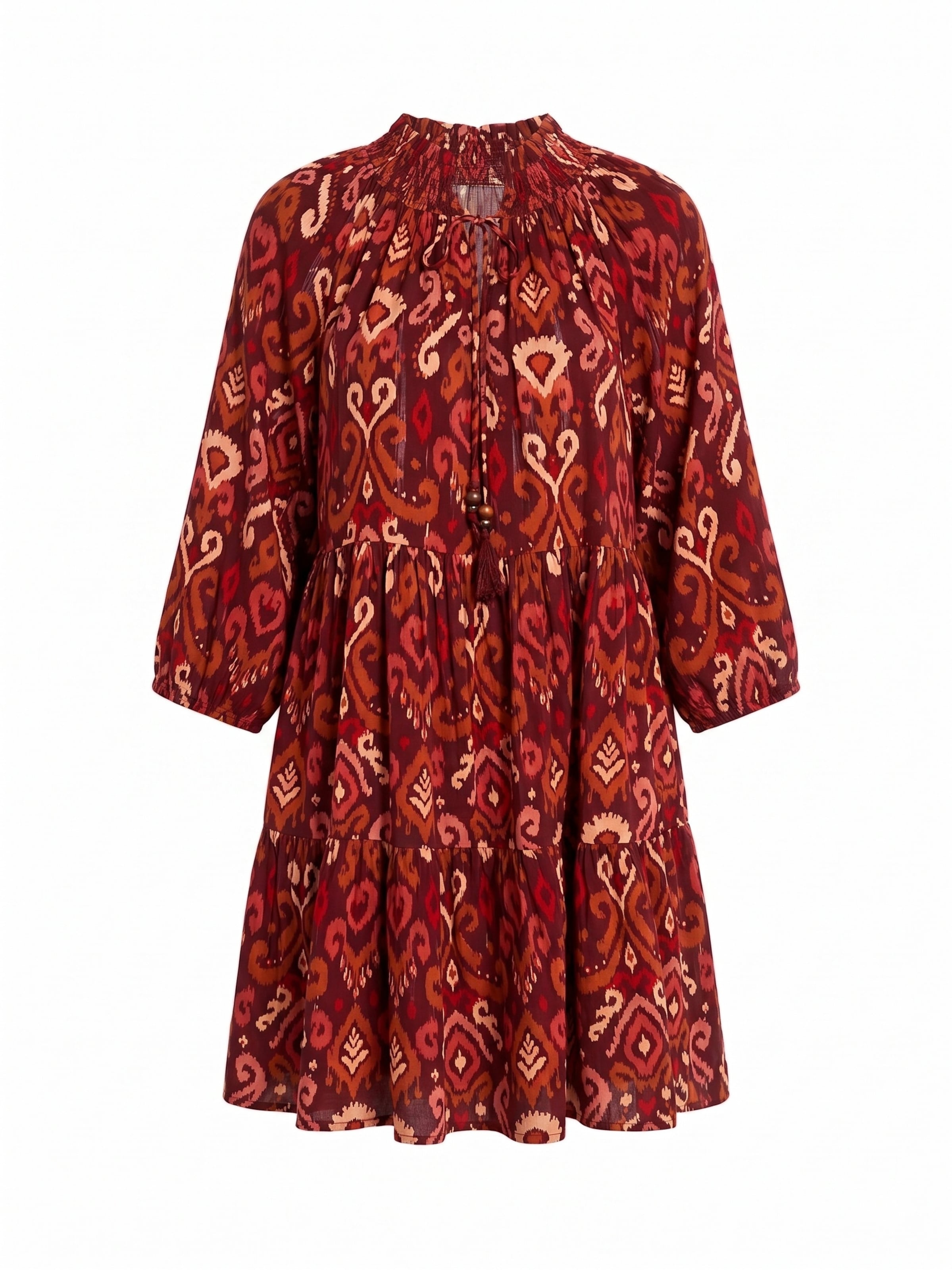 Robe ' ' Apricot en rouge : devant