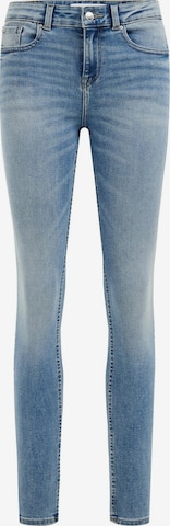 WE Fashion Skinny Jeans in Blauw: voorkant