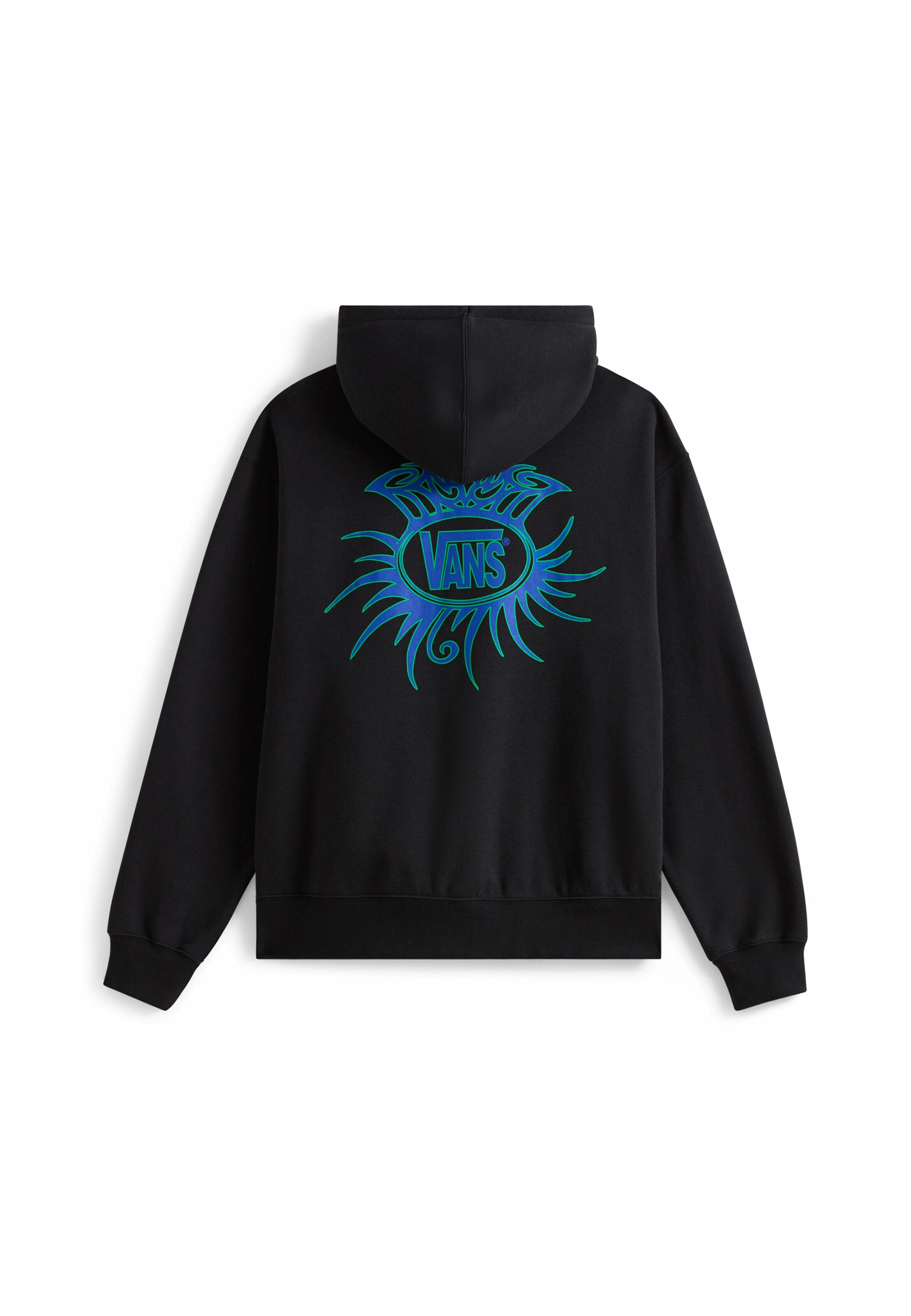 VANS Zip-Up Hoodie 'Torched' in Black