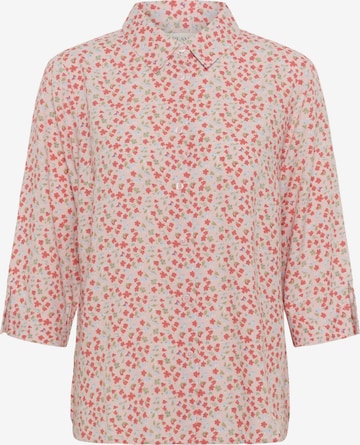 Chemisier 'Tiah' Cream en rose : devant