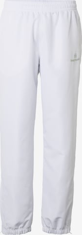 Effilé Pantalon de sport 'Carson' Sergio Tacchini en blanc : devant