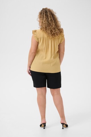 KAFFE CURVE Blouse 'Lyana' in Yellow