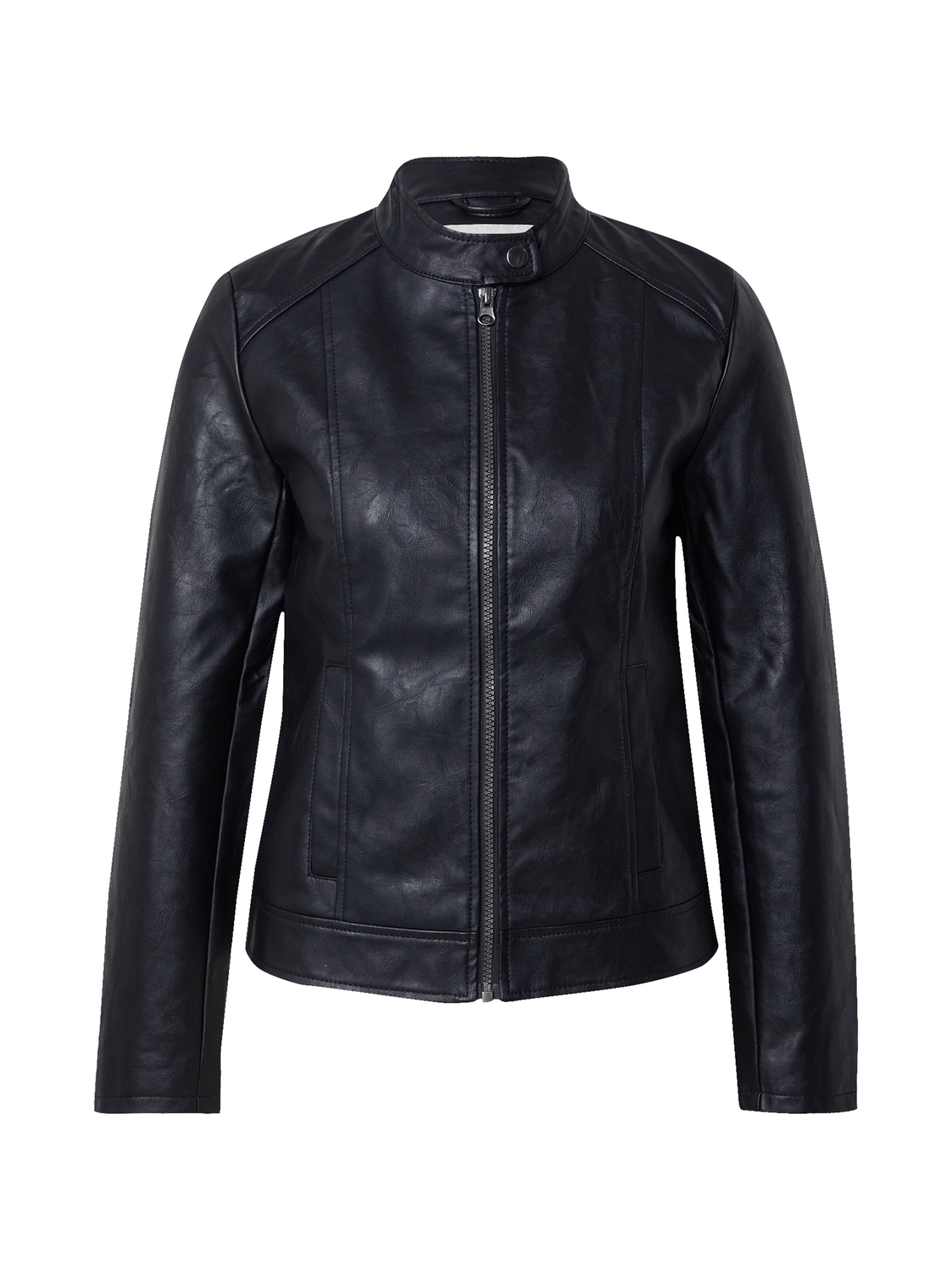 JDY Between-Season Jacket in Black: front