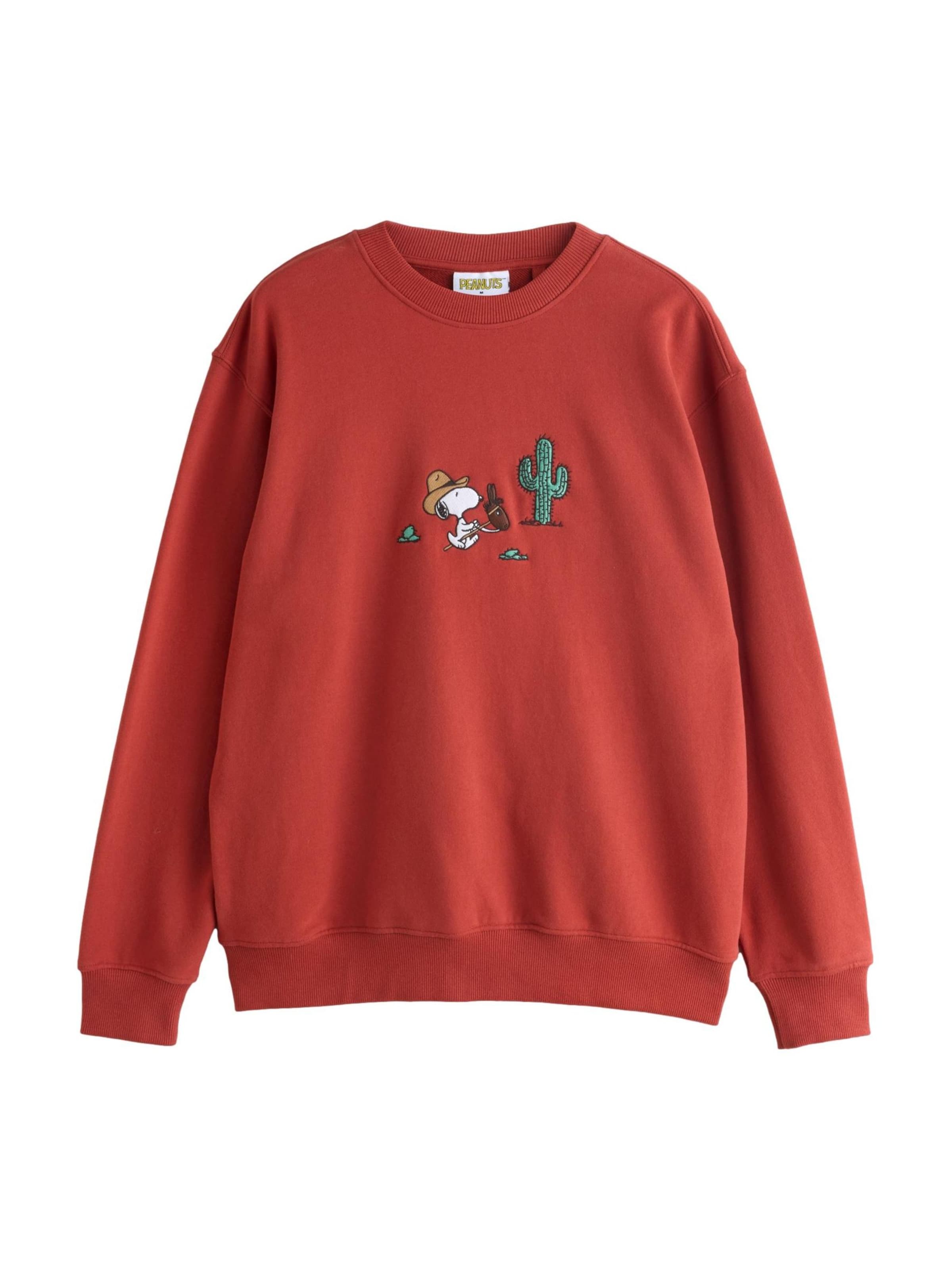 Next Sweatshirt 'Snoopy' in Red: front