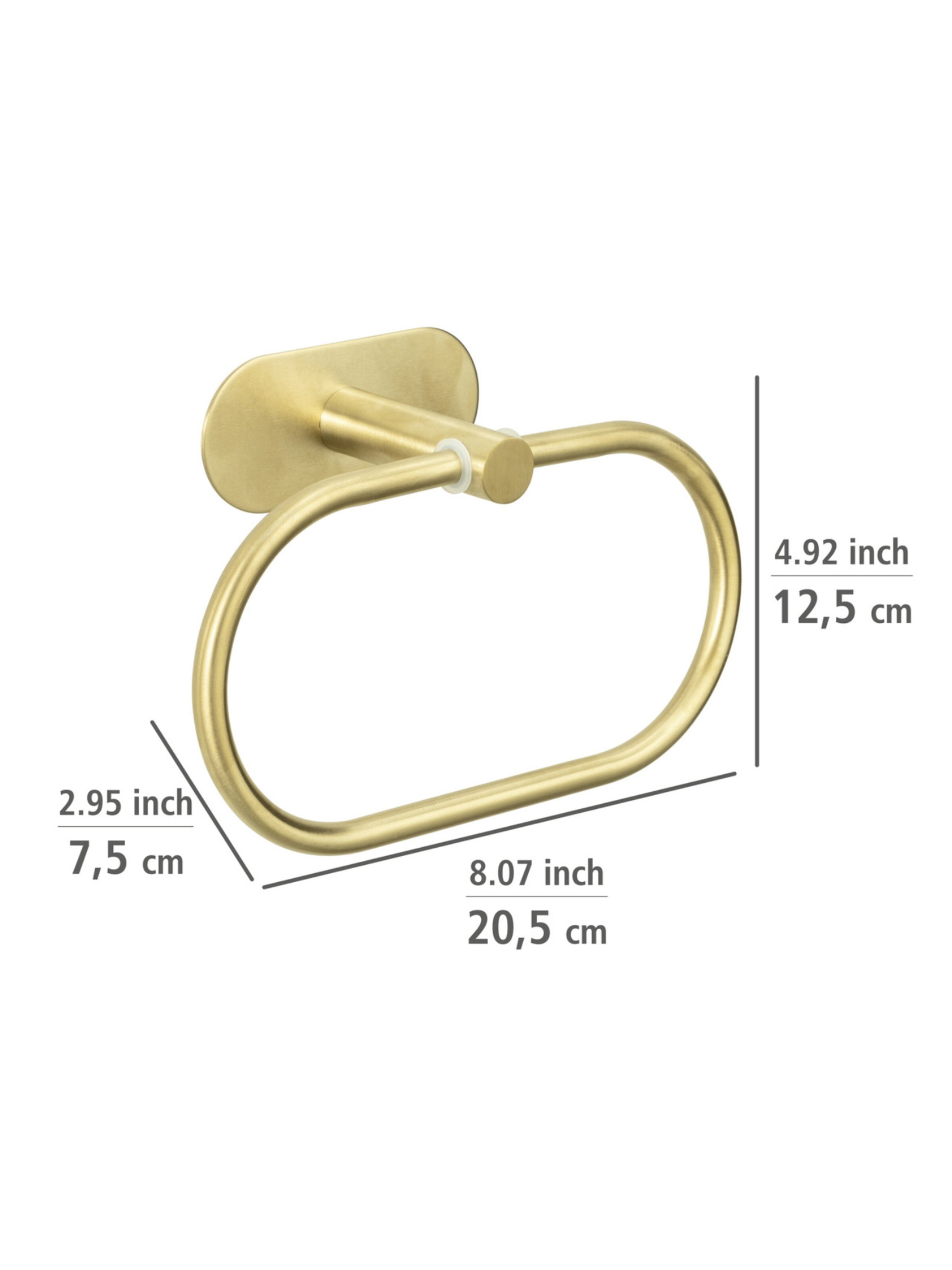 Wenko Toilet Accessories 'Orea' in Gold