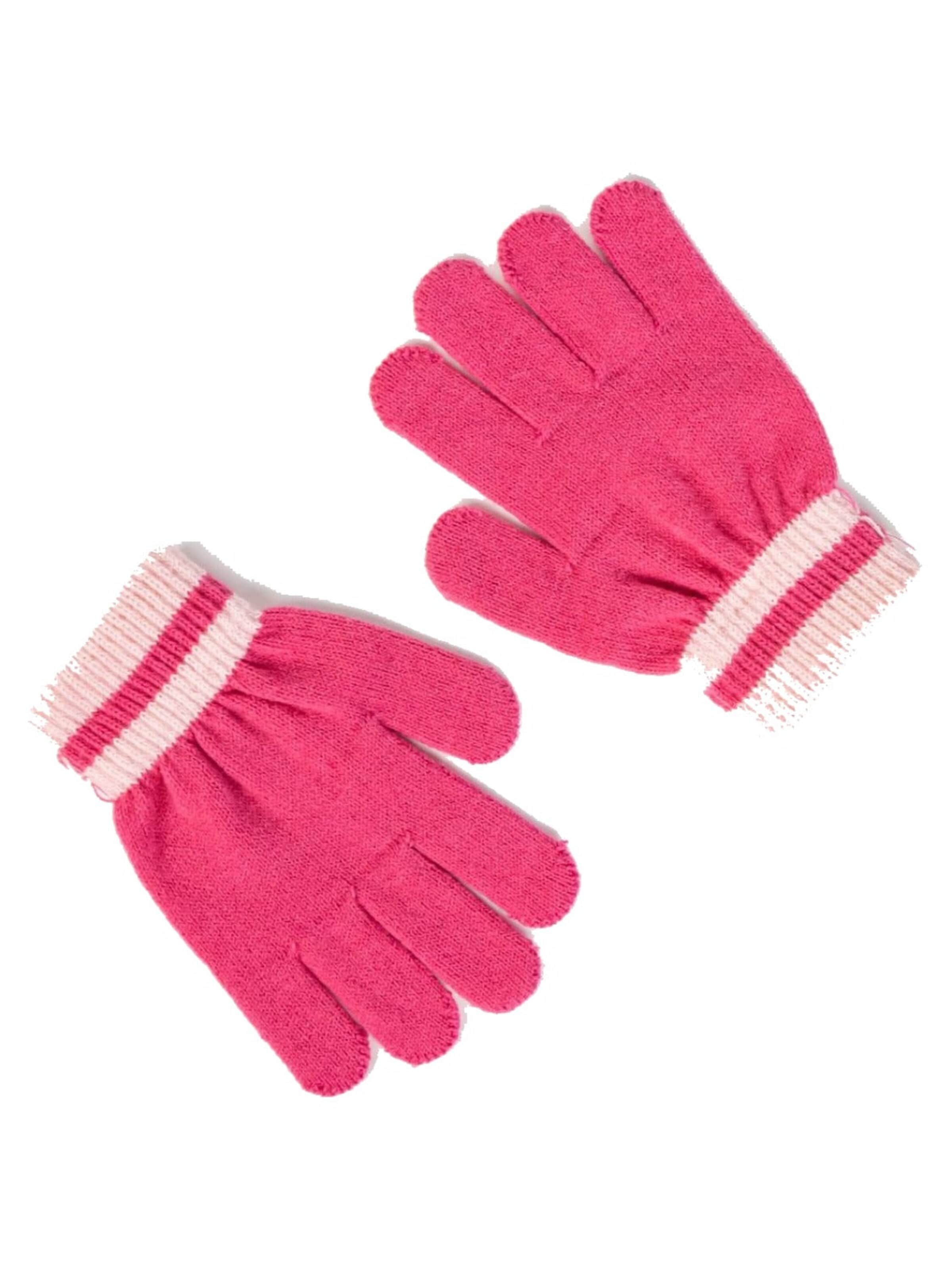 BARBIE Muts 'Barbie Winterset Muts Handschoenen Sjaal Meisjes' in Roze