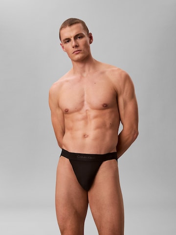 Calvin Klein Slip 'Sculpt' in Black: front