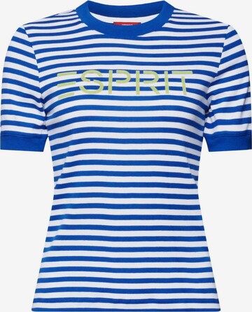 T-shirt ESPRIT en bleu : devant