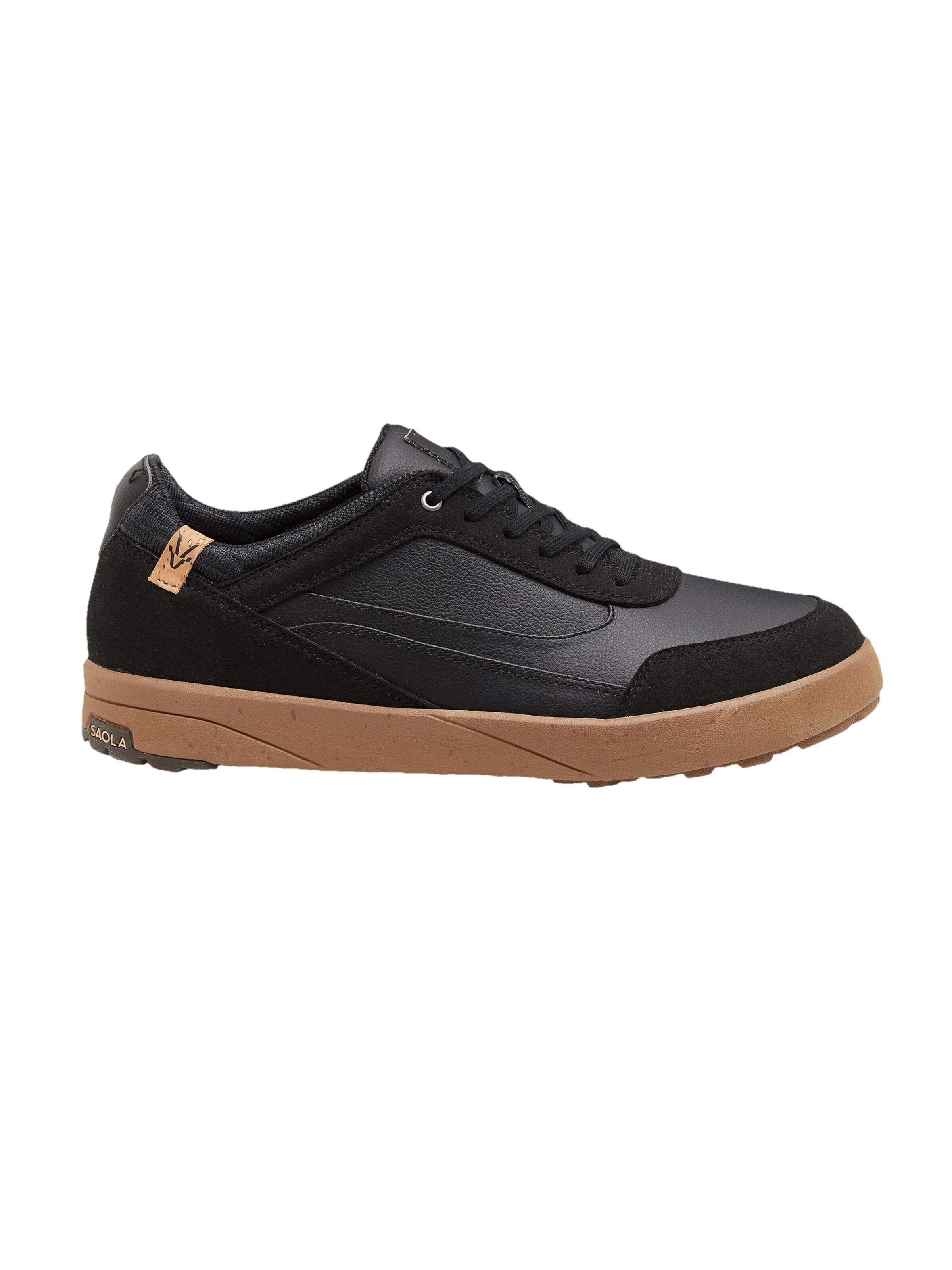 SAOLA Sneaker low 'Quito Waterproof M Black'‌‌‌‌‌‌‌‌ in Schwarz: Vorderseite