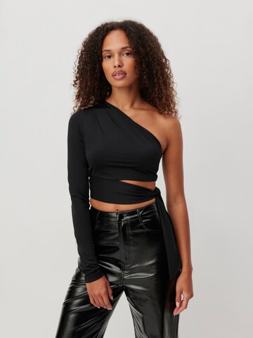 LeGer by Lena Gercke Shirt 'Leia' in Schwarz: Vorderseite