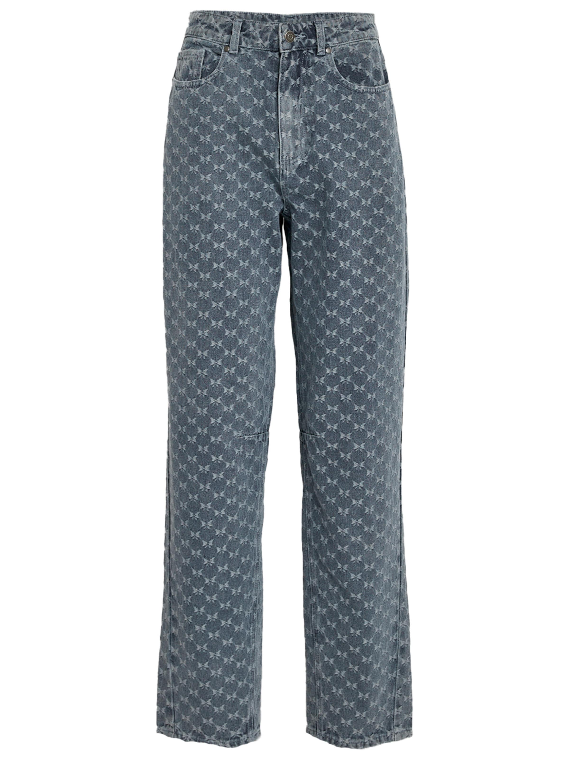 minus - regular Pantalón 'Sienne' en azul: frente