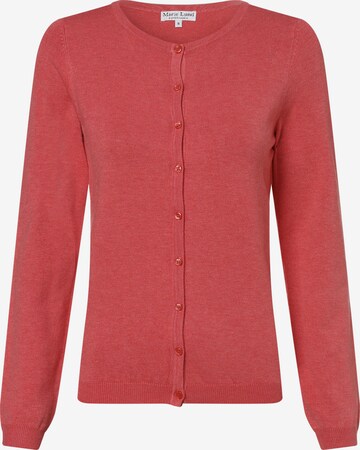 Marie Lund Knit Cardigan in Red: front