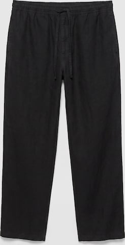 Largi Pantaloni de la Pull&Bear pe negru: față
