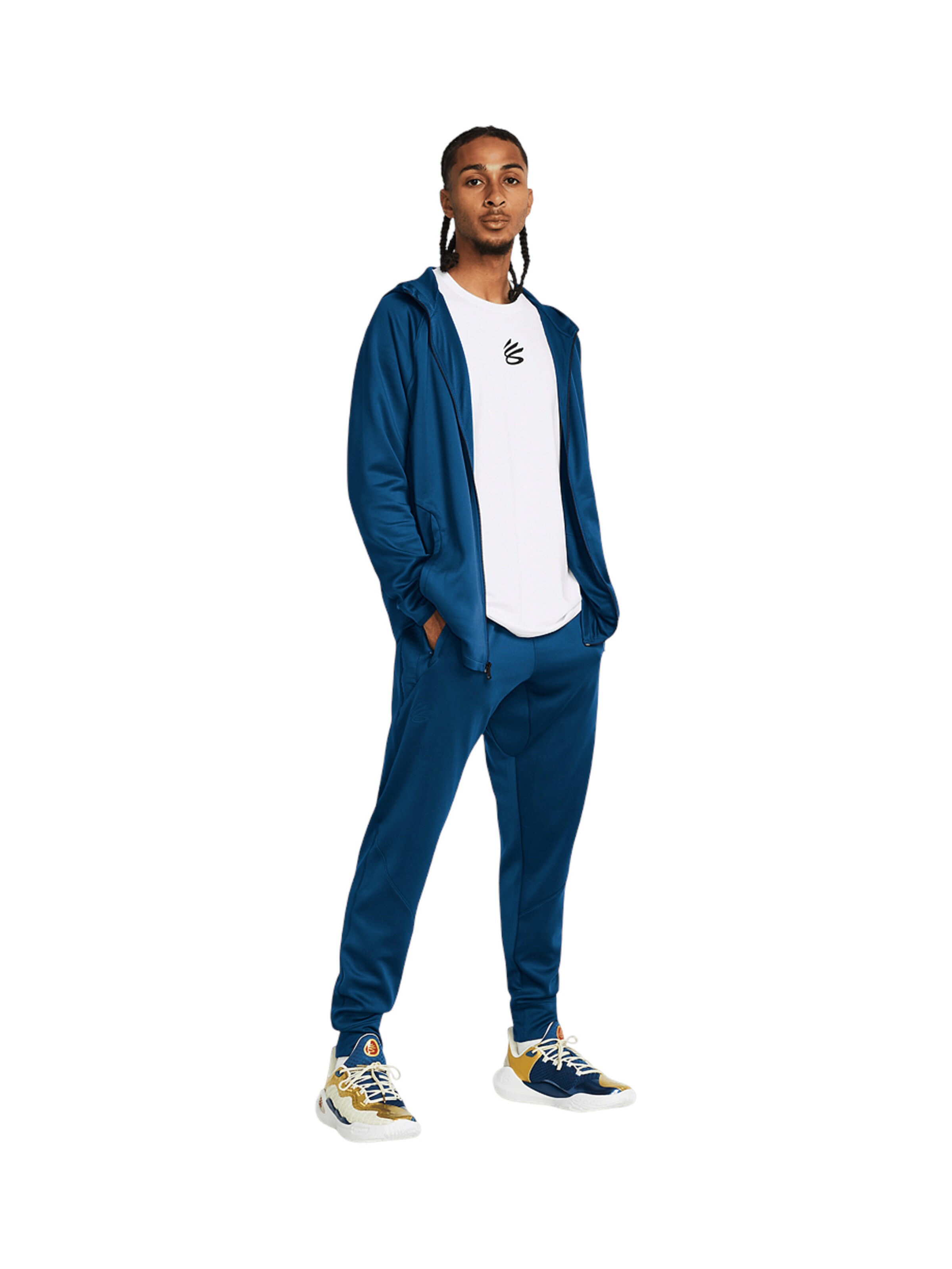 UNDER ARMOUR Tapered Sporthose 'Sporthose' in Blau