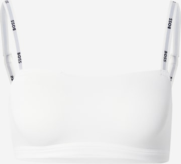 Bustino Reggiseno di BOSS Black in bianco: frontale